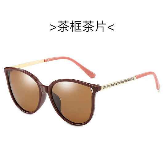 New Lady Polarized Sunglasses Big Glasses Fashion Sunglasses Driver Mirror Restoring Ancient Ways Motorcycle Running Travel